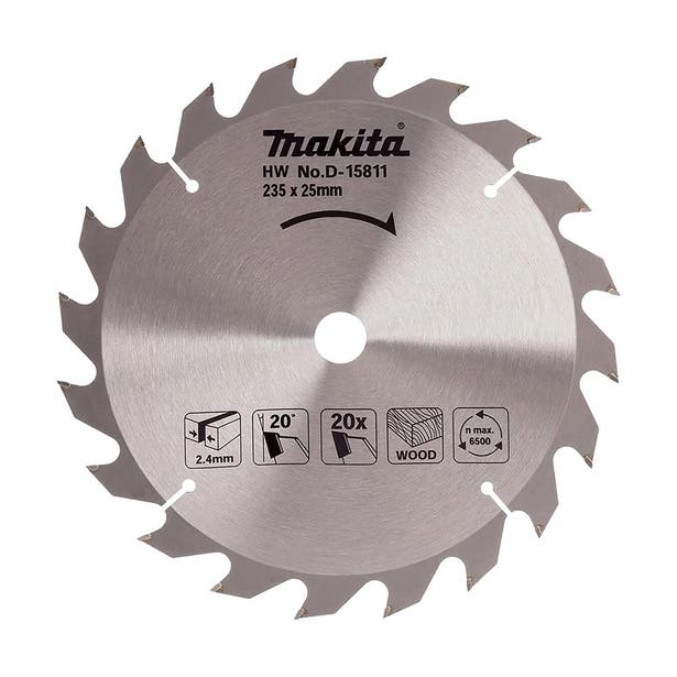Makita TCT Saw Blade 235mm x 20T x 25mm/2.4mm