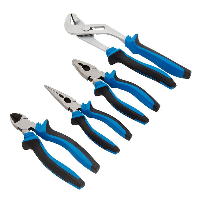 Draper Tools Soft Grip Pliers Set (4 piece)