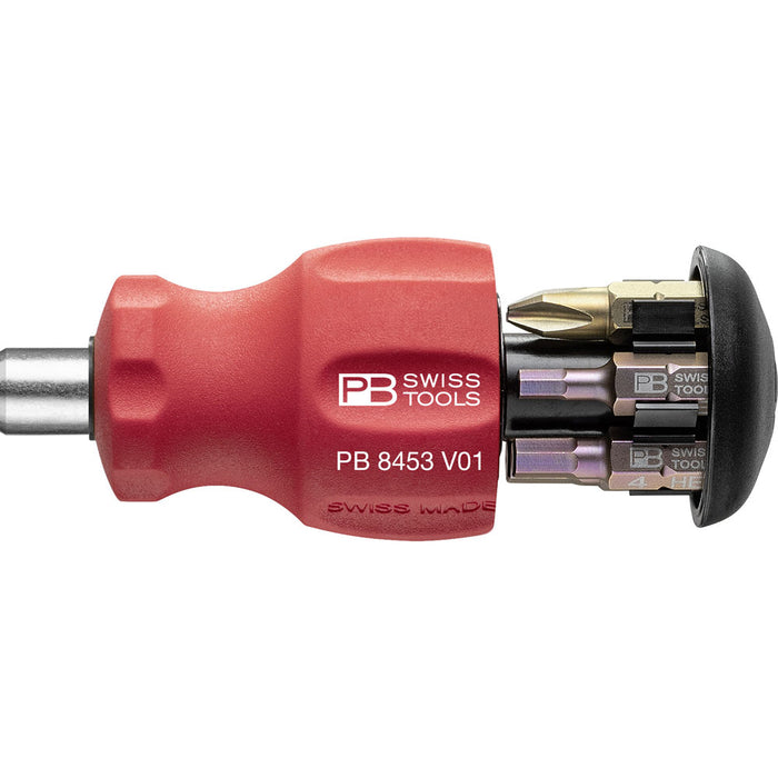 PB Swiss 8453 Insider Stubby – Pocket Tool with Integrated Bit Magazine and PrecisionBits