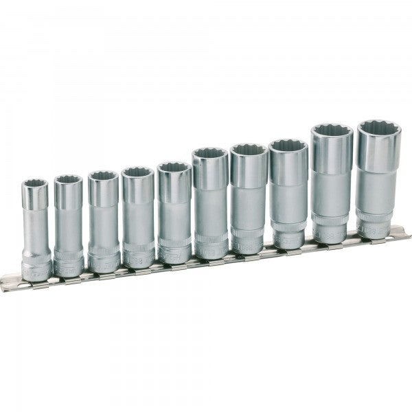 Hazet 10 Pce 12-Point 3/8in Drive Socket Set 880TZ/10H