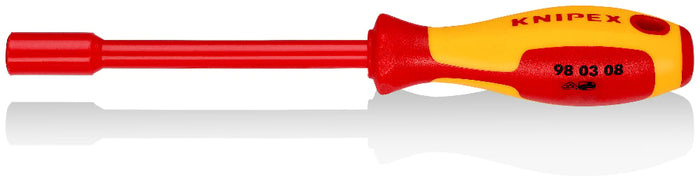 Knipex 98 03 08 Nut Driver with Screwdriver Handle