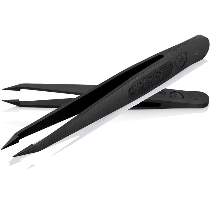 Knipex Plastic Tweezers ESD Black