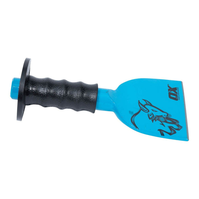 OX Tools Trade 115mm Brick Bolster With Hand Guard