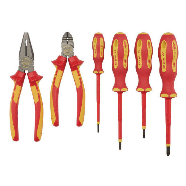 Draper XP1000 VDE Screwdriver and Pliers Set