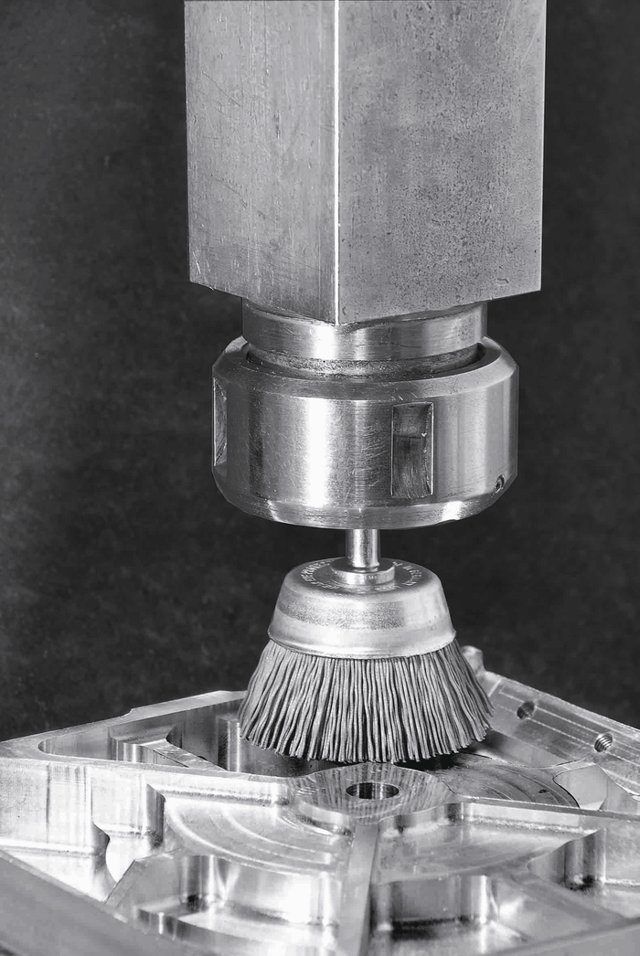 Lessmann Cup Brush 6mm Shank Dia 70mm Steel Wire STA Crimped 0.30mm