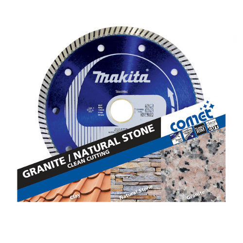 Makita 180mm x 25 Diamond Blade Turbo Rim Comet