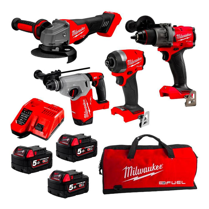 Milwaukee M18 FUEL™ 4 Piece Power Pack 4A3