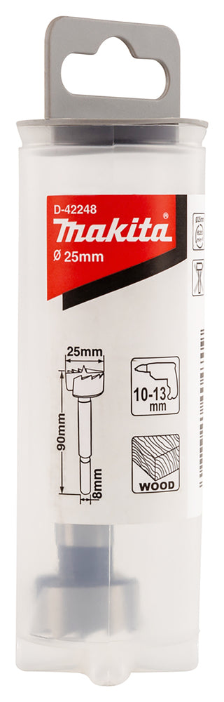 Makita Forstner Drill Bit 26mm x 90mm x 8mm Shaft