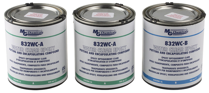 MG Chemicals Water Clear Epoxy, Potting and Encapsulating Compound 2.7L