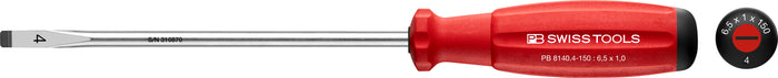 PB Swiss 8140 SwissGrip Slotted Screwdriver 1.0 x 6.5 x 150mm