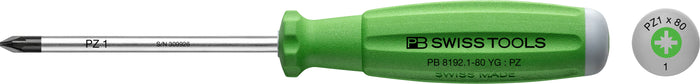 PB Swiss 8192 RB SwissGrip Pozidriv Screwdrivers (Various Sizes)