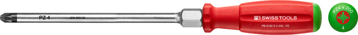 PB Swiss 8192 S SwissGrip Pozidriv Screwdriver PZ4