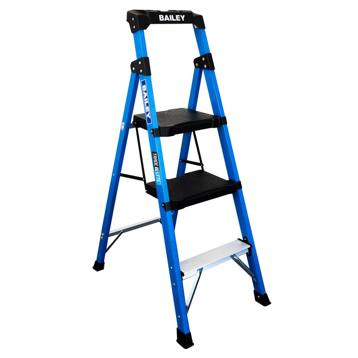 Bailey Fibreglass Industrial Twin Platform Step Stool 3 135kg FS14042