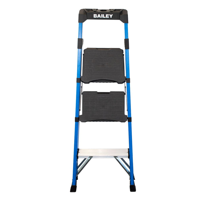 Bailey Fibreglass Industrial Twin Platform Step Stool 3 135kg FS14042