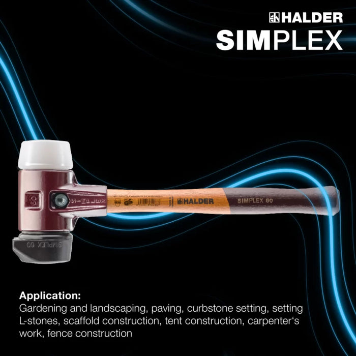Halder SIMPLEX Plus Box Gardening & Landscaping (Soft Face Mallet & Spirit Level)