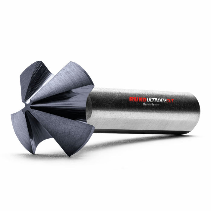 RUKO Ultimatecut Taper & Deburring Countersinker 4S HSS RUnaTEC DIN 355 90° Ø 10.4mm