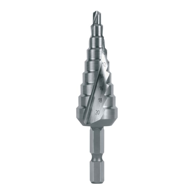 Ruko Step Drill Bit HSS Spiral Fluted With Split Point No.2 101052H