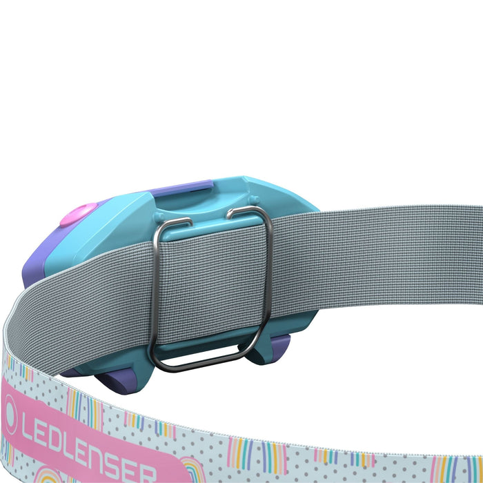 Ledlenser KIDLED2 40lm Multi-Colour LED Headlamp for Children 3 Years+ With Safety Screws - Purple
