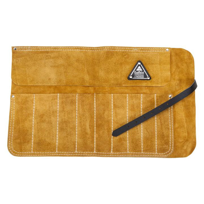 Crescent Lufkin Professional 9 Pocket Gold Suede Chisel Roll