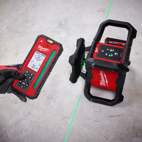 Milwaukee M18™ Interior Single Slope Rotary Laser 305m Green - Tool Only