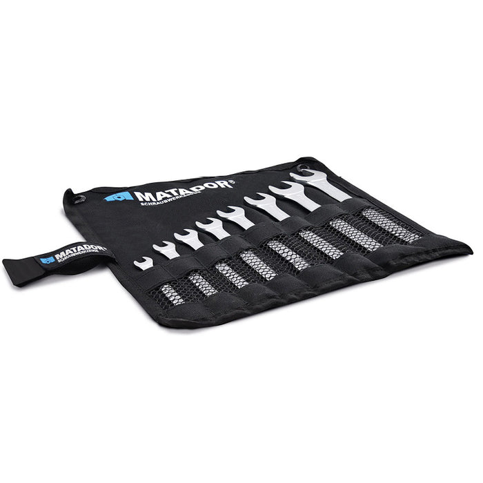 Matador Combination Spanner Set in Roll-up Pouch 8 Piece (8-22mm)