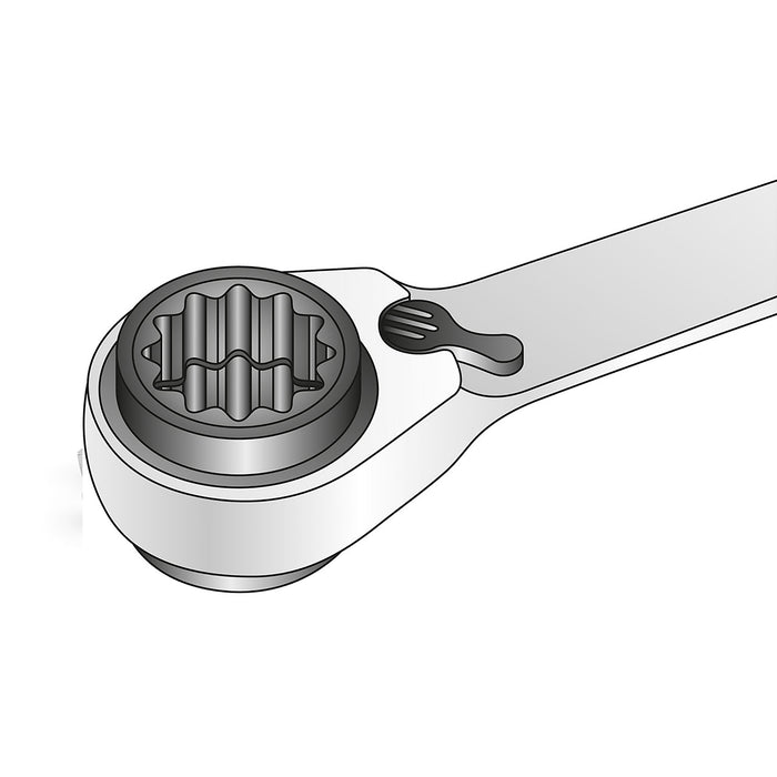 Matador 4-in-1 Ratchet Spanner 120 Tooth
