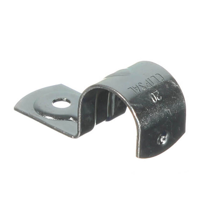 Clipsal 180/20 Metal Half Saddle Suits 20mm Conduit Zinc Plated, 100pk