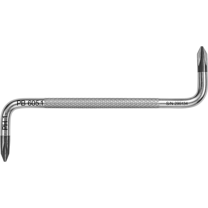 PB Swiss 605 Phillips Key L-Wrenches Offset Blade at Both Ends Refitting Angle 90°