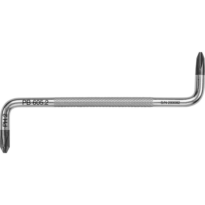 PB Swiss 605 Phillips Key L-Wrenches Offset Blade at Both Ends Refitting Angle 90°