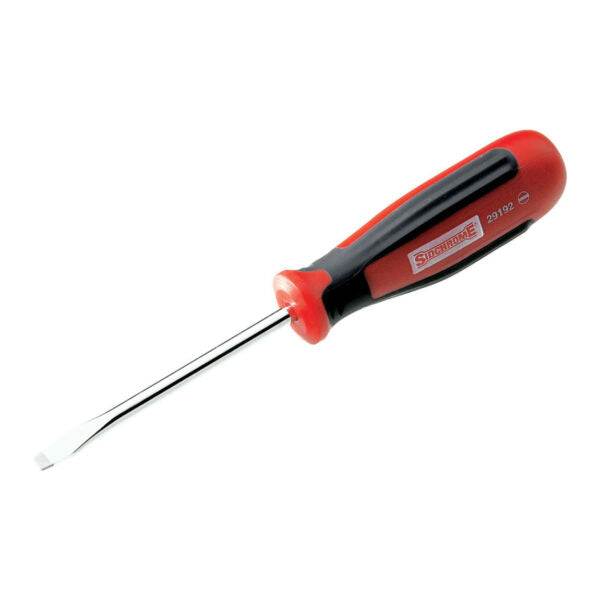 Sidchrome Ergonomic Screwdriver Slotted Standard Tip 6.35 x 100mm