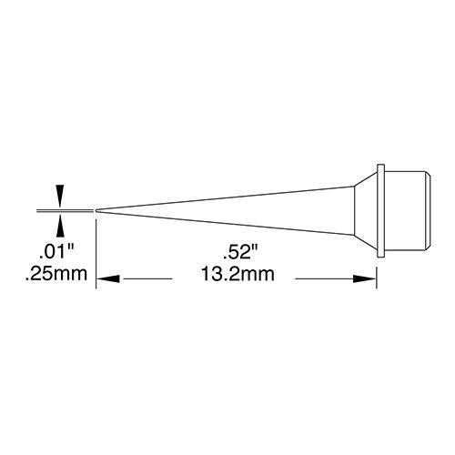 Metcal SSC Soldering Cartridge Conical Micro Fine 0.25mm (0.01