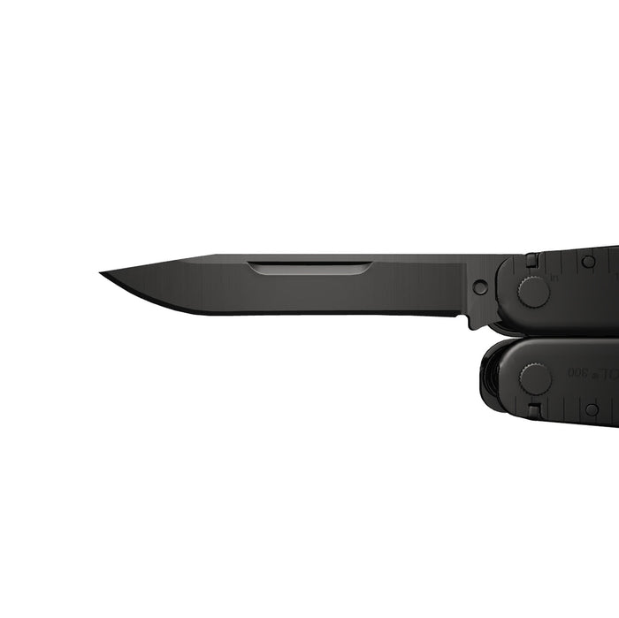 Leatherman 19 Tool Super Tool 300 EOD Black Oxide Multi-Tool with Brown MOLLE Sheath