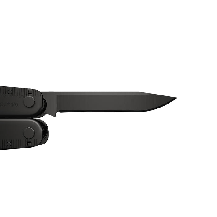 Leatherman 19 Tool Super Tool 300 EOD Black Oxide Multi-Tool with Brown MOLLE Sheath