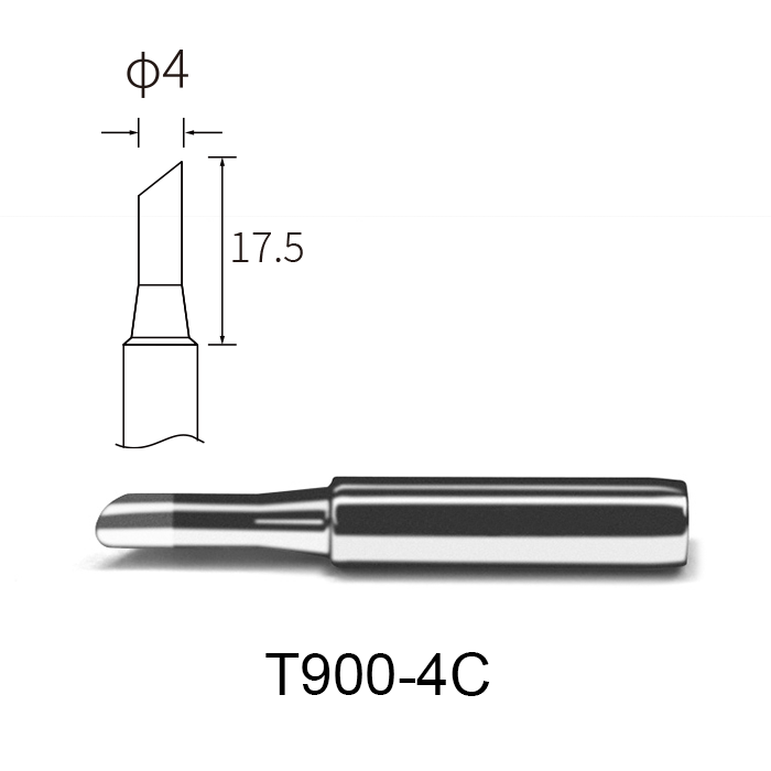 Atten T900-4C 4mm Bevel Soldering Tip