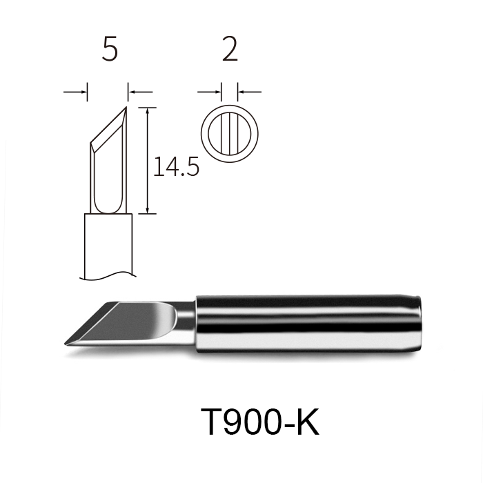 Atten T900-K 5mm Knife Soldering Tip