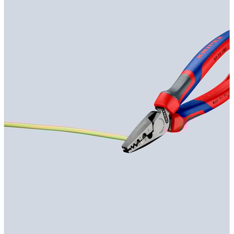 Knipex 97 72 180 Crimping Pliers for Wire Ferrules