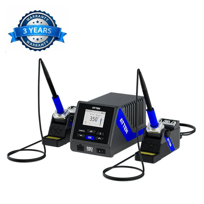 Atten GT-6120B Precision Soldering Station with 2 x GT-Y040 Irons