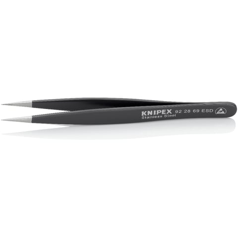 Knipex 92 28 69 ESD Universal Tweezers ESD Stainless Steel