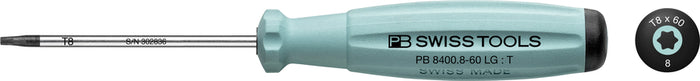 PB Swiss Torx TX8 SwissGrip Screwdriver Colour Coded