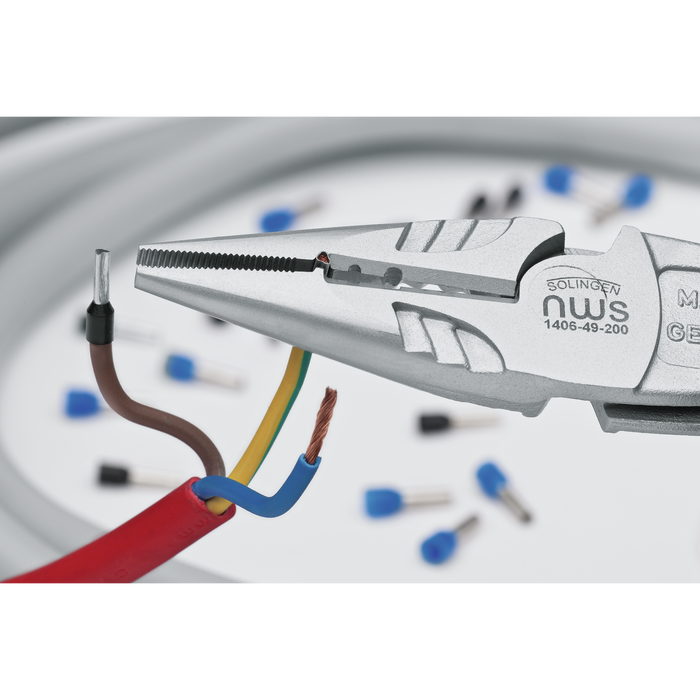 NWS 1406-49-VDE-200-SB Ergonomic Electrician's Pliers ErgoMulti VDE