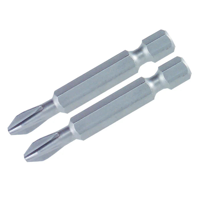 Wiha #0 x 50mm Phillips Power Bit (2 Pack) 74158