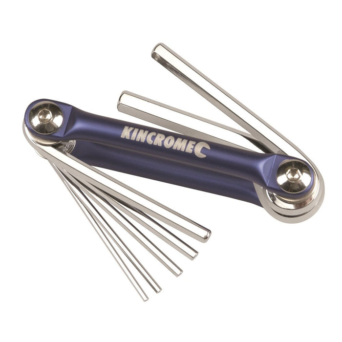 Kincrome Folding Hex Key Set 7 Pce Metric