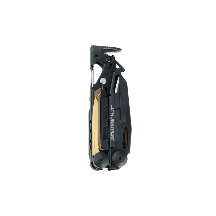 Leatherman 16 Tool MUT (Military Utility Tool) Heavy Duty Black Oxide Multi-Tool with Green MOLLE Sheath