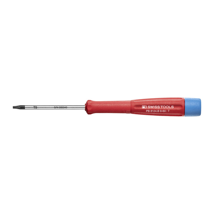 PB Swiss Electronics Torx Screwdriver with Turnable Head TX9 x 60mm