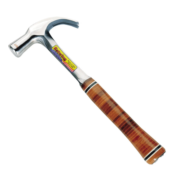 Estwing 24 oz English Pattern Claw Hammer with Leather Grip