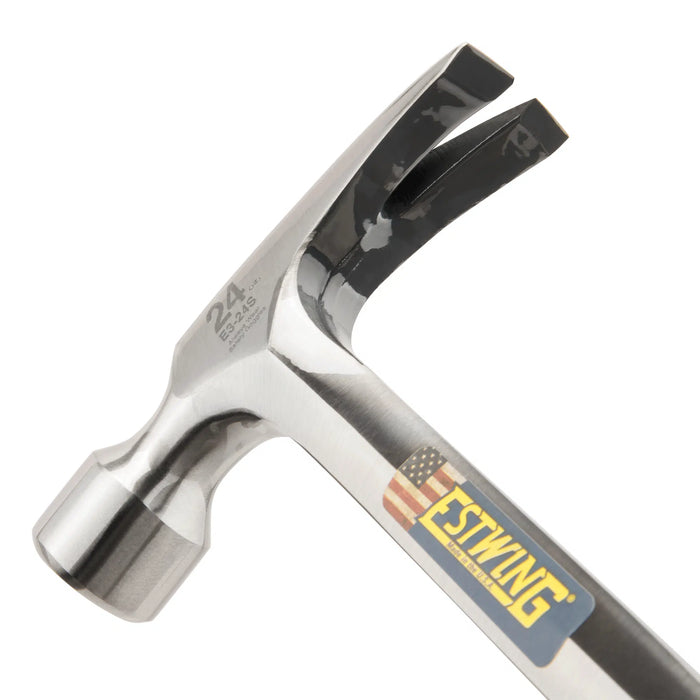 Estwing 22 Oz Framing Hammer W/ Curved Claw Shock Reduction Blue Vinyl Grip