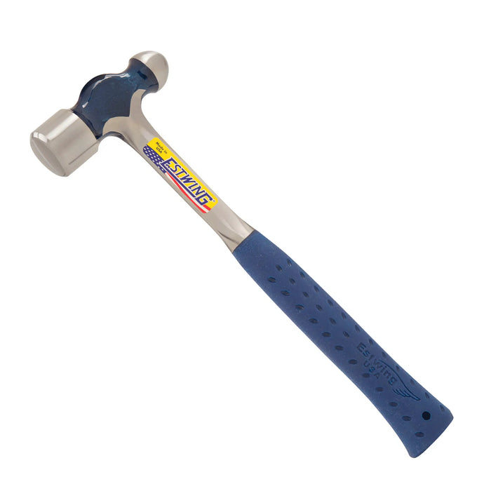 Estwing 12 Oz Ball Peen Hammer With Blue Shock Reduction Grip