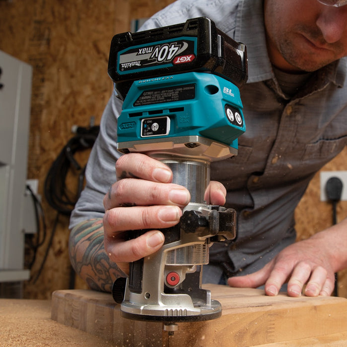 Makita 40V Max Brushless AWS Laminate Trimmer - Tool Only