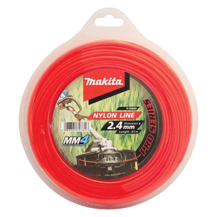 Makita 2.4mmx87m Nylon Round Pro Line
