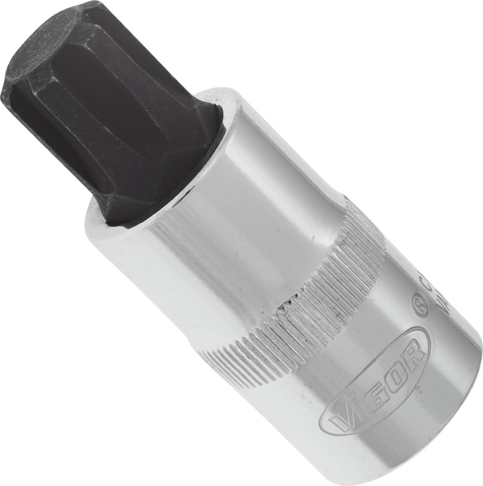 Vigor 1/2in Drive Ribe Socket Bit V2210 M14